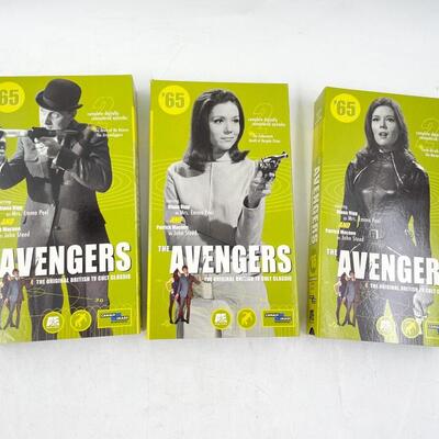 â€œTHE AVENGERS â€˜65â€ VHS SET - BRITISH CULT CLASSIC