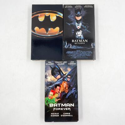 90S â€œBATMANâ€ VHS TAPE LOT