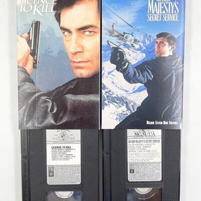 â€œJAMES BONDâ€ VHS TAPE LOT #1