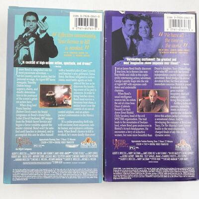 â€œJAMES BONDâ€ VHS TAPE LOT #1