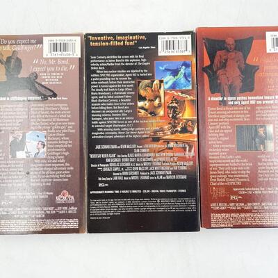â€œJAMES BONDâ€ VHS TAPE LOT #2 - SEAN CONNERY
