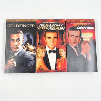 â€œJAMES BONDâ€ VHS TAPE LOT #2 - SEAN CONNERY