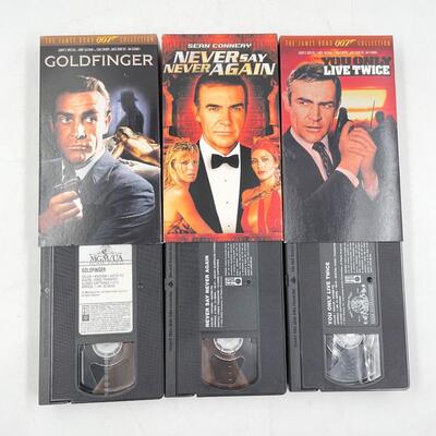 â€œJAMES BONDâ€ VHS TAPE LOT #2 - SEAN CONNERY