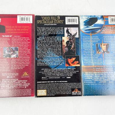 â€œJAMES BONDâ€ VHS TAPE LOT #3 - PIERCE BROSNAN