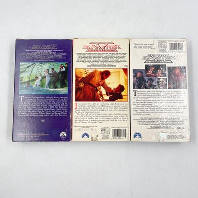 â€œSTAR TREKâ€ VHS TAPE LOT #2 - IV, V, VI