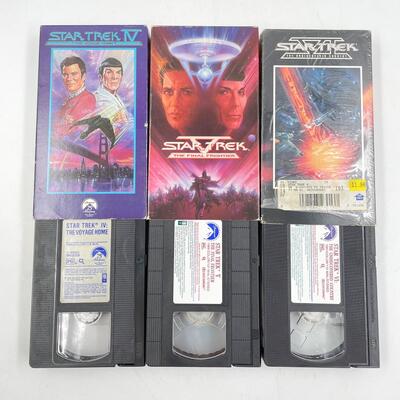 â€œSTAR TREKâ€ VHS TAPE LOT #2 - IV, V, VI