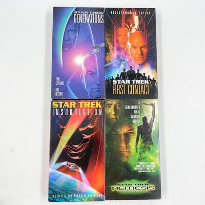 â€œSTAR TREKâ€ VHS TAPE LOT #3 - NEXT GENERATION FILMS