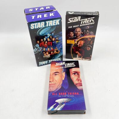 â€œSTAR TREKâ€ VHS TAPE LOT #4 - â€œNEXT GENERATIONâ€ TV SERIES