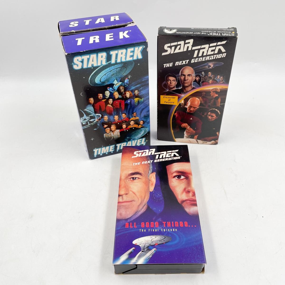 “STAR TREK” VHS TAPE LOT #4 - “NEXT GENERATION” TV SERIES | EstateSales.org