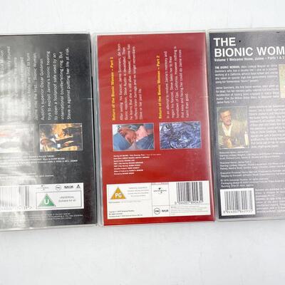 â€œTHE SIX MILLION DOLLAR MAN/THE BIONIC WOMANâ€ VHS TAPE LOT