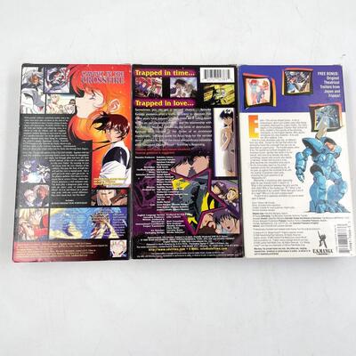 ANIME VHS TAPE LOT #1