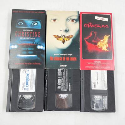 CLASSIC HORROR FILMS VHS TAPE LOT