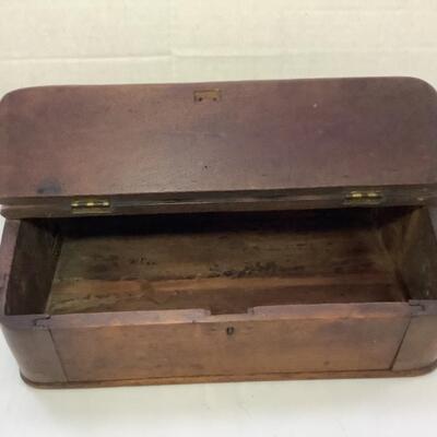 C - 181. Early Antique Wooden Document Box