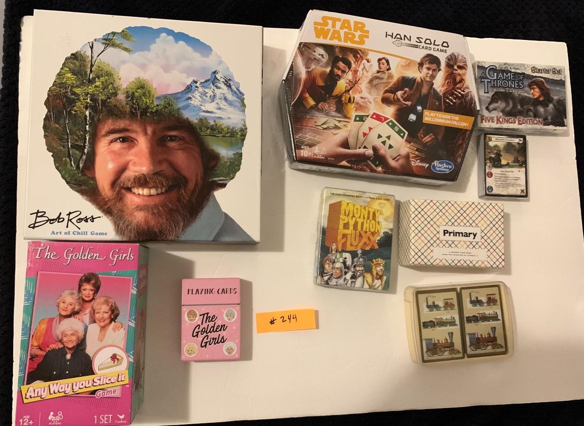 Unique Game lot. Bob Ross, Golden Girls, Monty Python, Star Wars & more.  Item #244 | EstateSales.org