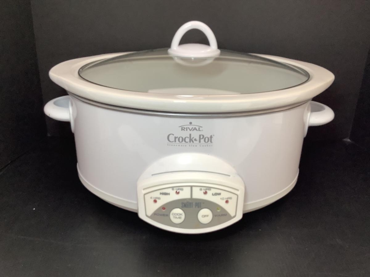 A 200. Rival CrockPot, Stoneware Slow Cooker