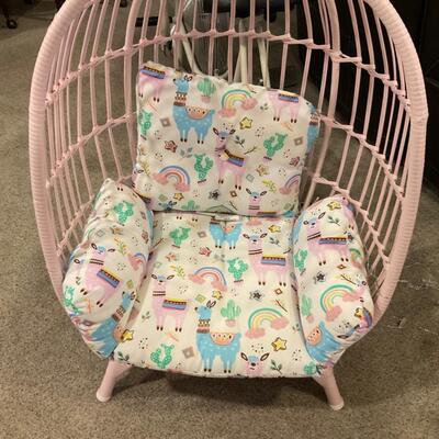 Kids Egg Chair Pink frame