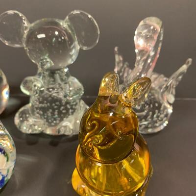 Lot 457: Hand Blown Glass Collectibles 