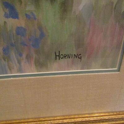 Framed Landscape Artwork by Horning
