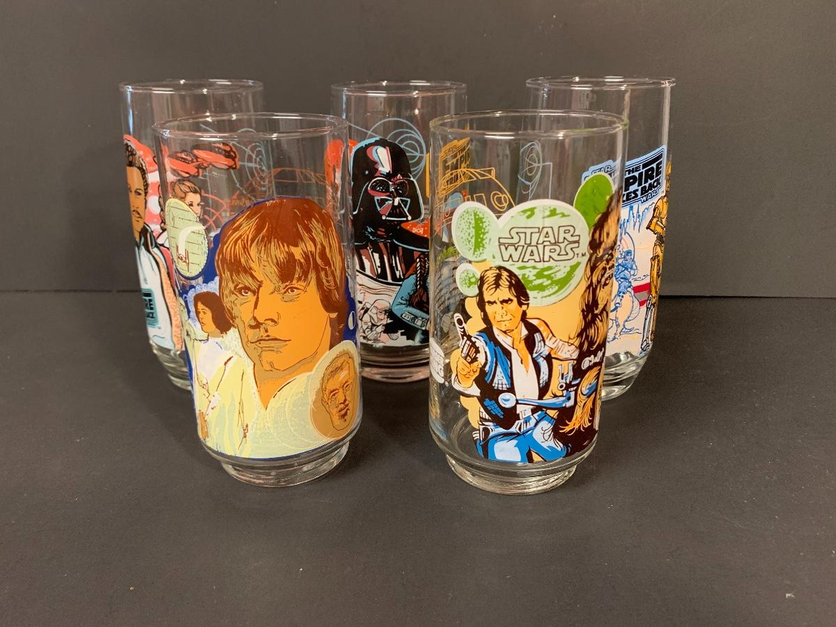 Lot 64: Star Wars The Empire Strikes Back Collectible Glasses ...