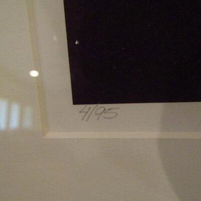 Framed Art Signed by Artist- Michael J Weber- #4/95