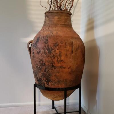 Large ceramic vase 39 inches high with Base