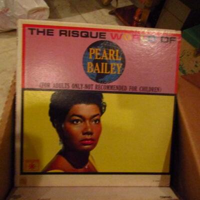 Large Box of Vinyl Records