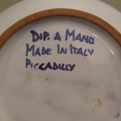 Hand Painted Italian Bowl- Signed by Artist- Approx 6