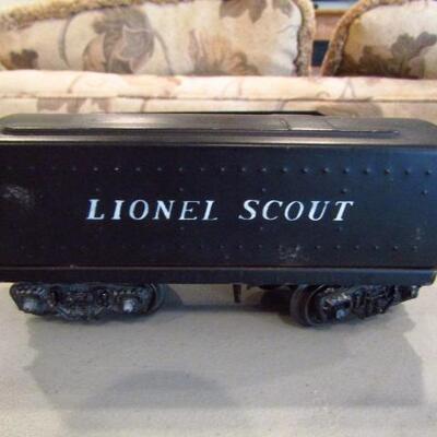 Lionel Train Cars includes Caboose, Tanker, Scout, Etc as Shown