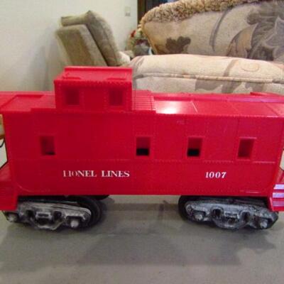Lionel Train Cars includes Caboose, Tanker, Scout, Etc as Shown