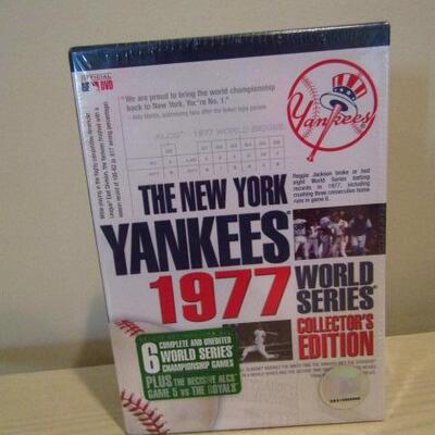 1977 New York Yankees DVD World Series Set Unopened 