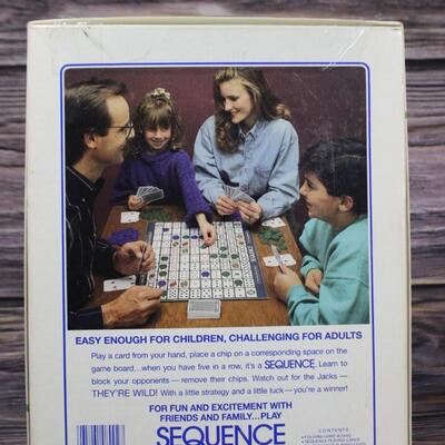 Vintage Sequence Board and Card Game 