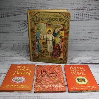 Vintage Lot of Religious Books 