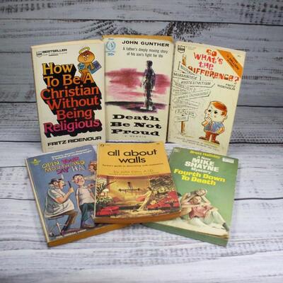 Retro Vintage Lot of Various Paperback Books 