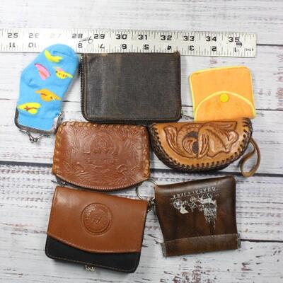 Vintage Lot of Various Coin Purses 