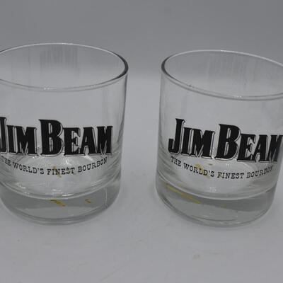 Jim Beam Whiskey Glasses #100