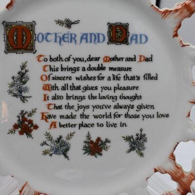 Mother & Dad Plate Lot #30