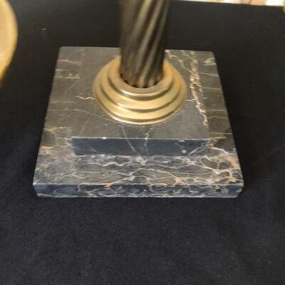 #3 Vintage marble and brass scale 