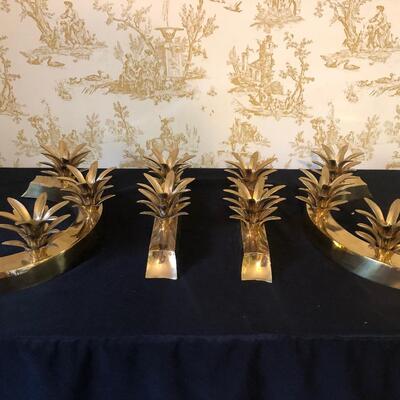 #15 Brass Candle holders