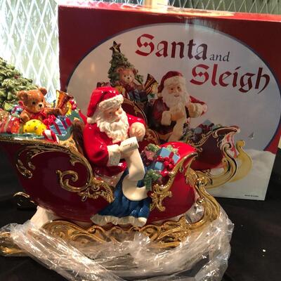 #42 Santa and sleigh dÂŽcor
