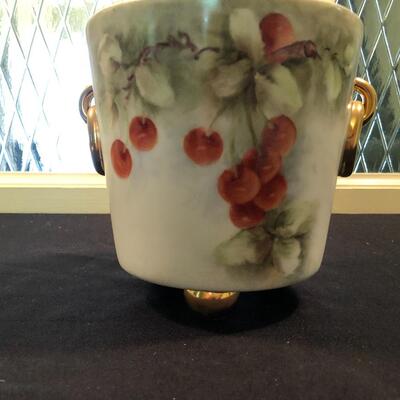 #55 Vintage cherry vase