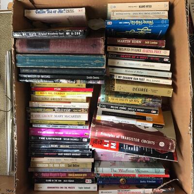 #169-box of vintage novels