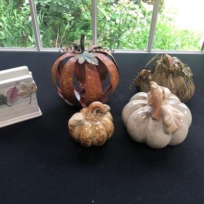 #244 Fall pumpkin bundle includes five pieces