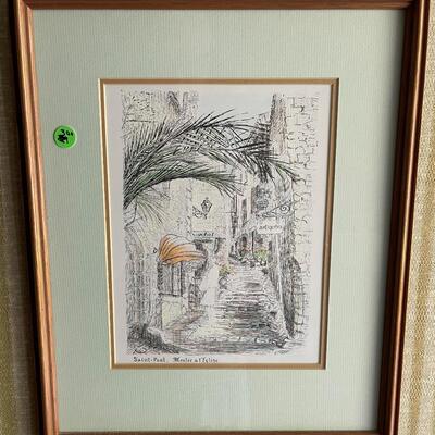#300 Unique framed print of Saint Paul Measures 17 x 14 1/2