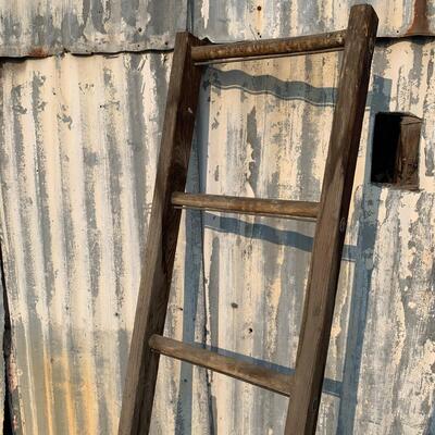 #10 Adorable Farmhouse Ladder- Wood