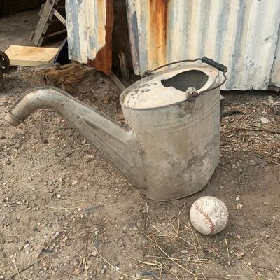 #17 Antique Wartering Can & Bucket