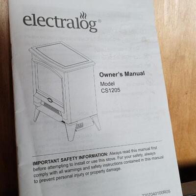 Lot 564: Electralog Electric Fireplace