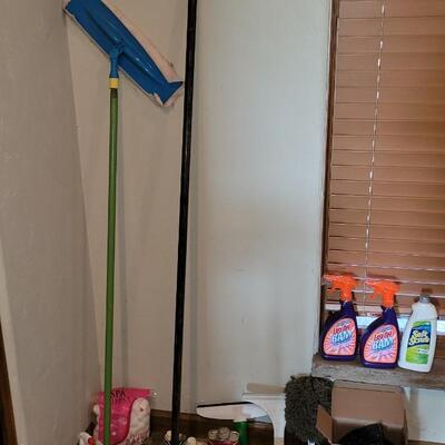 Lot 570: Cleaning Lot with a Push Broo.