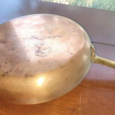 Lot 573: Fantuzzi Copper Frying Pan - made in Chile