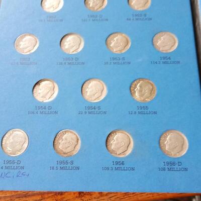 LOT 14     ROOSEVELT SILVER DIME COLLECTION