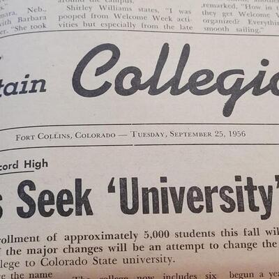 Lot 583: CSU 1956 and 1959 Ephemera 